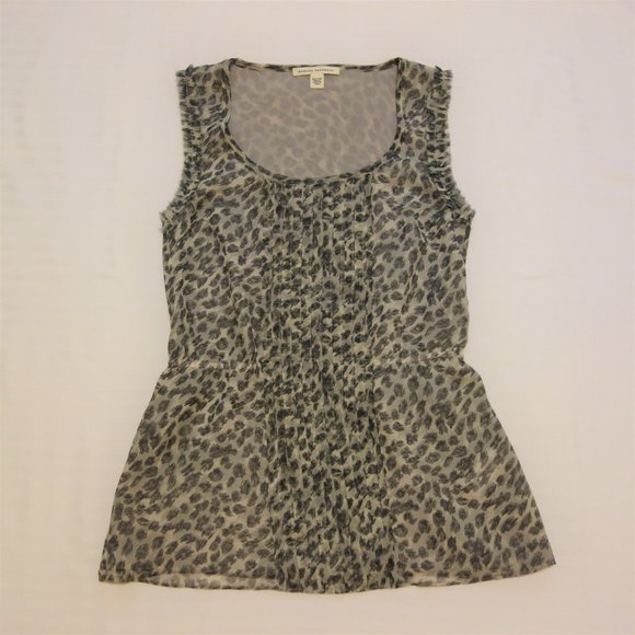 Banana Republic Animal Print Sleeveless Blouse - Picture 3 of 10
